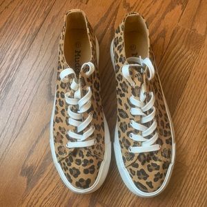 Mudd cheetah print sneakers